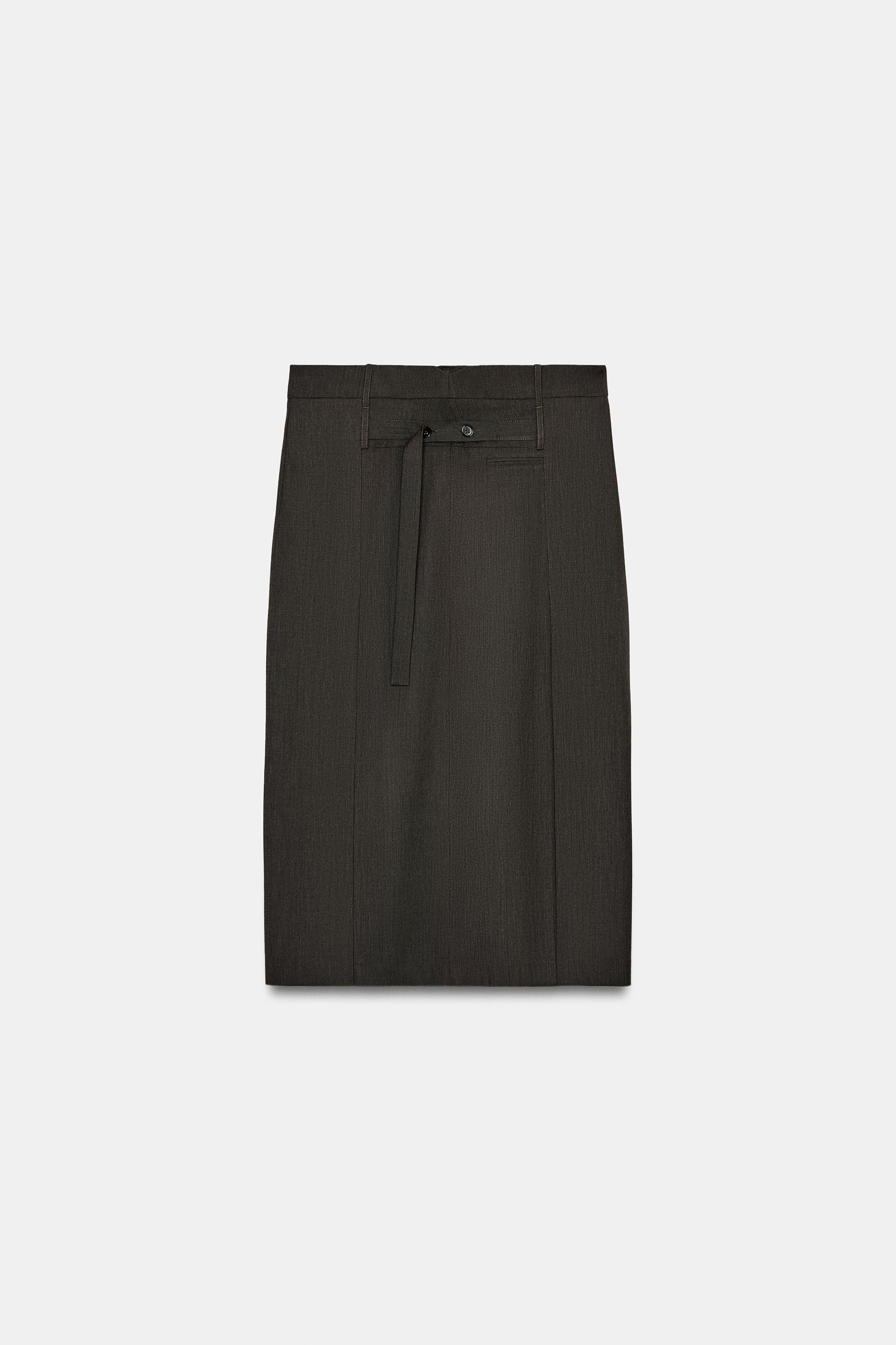 ZW COLLECTION STRAIGHT MIDI SKIRT